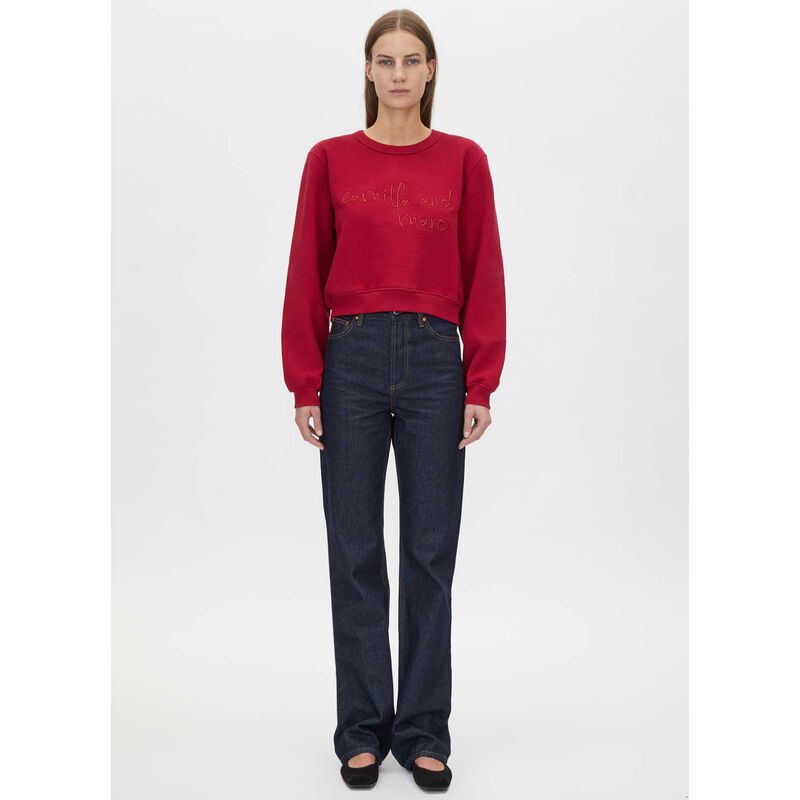 Camilla and Marc Maren Logo Roll Sleeve Tee image number 2